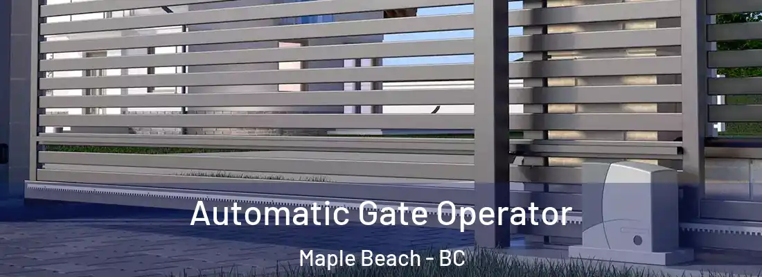  Automatic Gate Operator Maple Beach - BC
