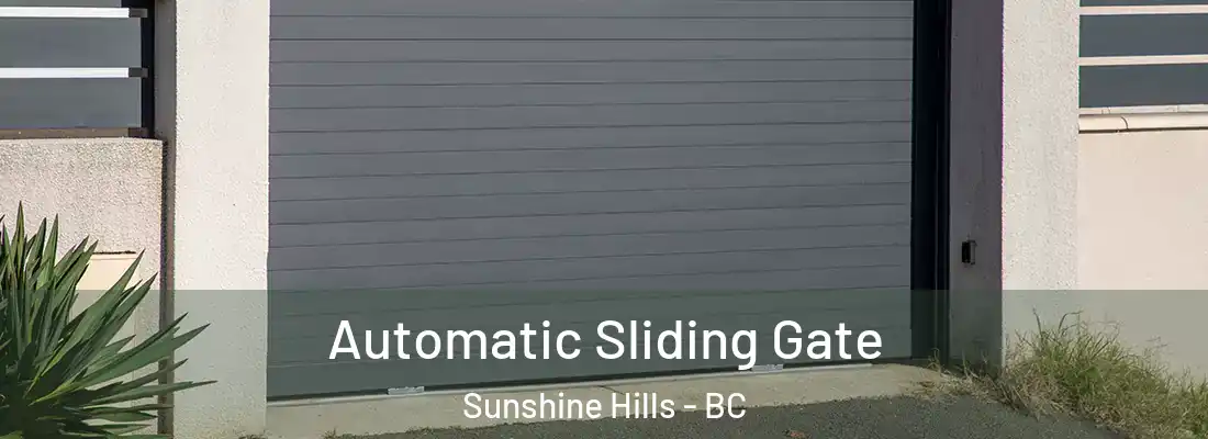  Automatic Sliding Gate Sunshine Hills - BC