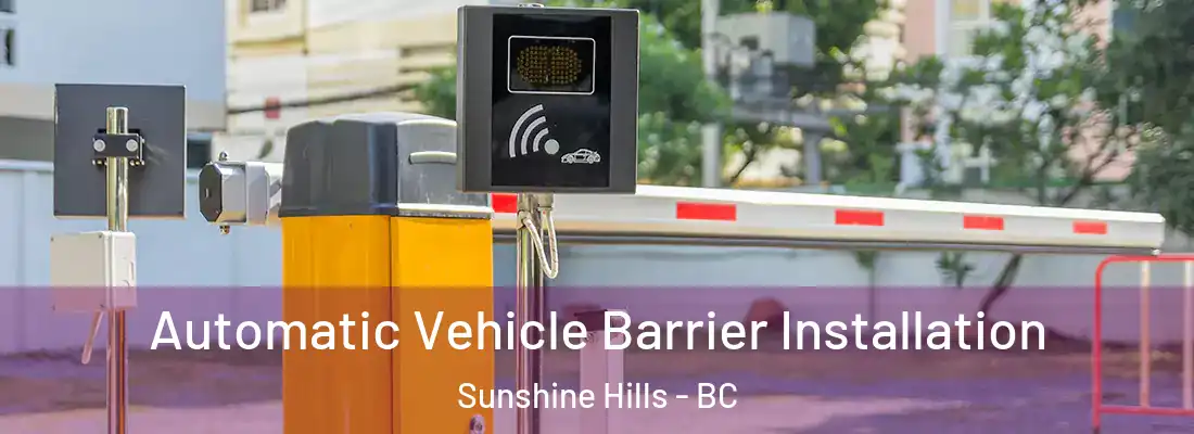  Automatic Vehicle Barrier Installation Sunshine Hills - BC