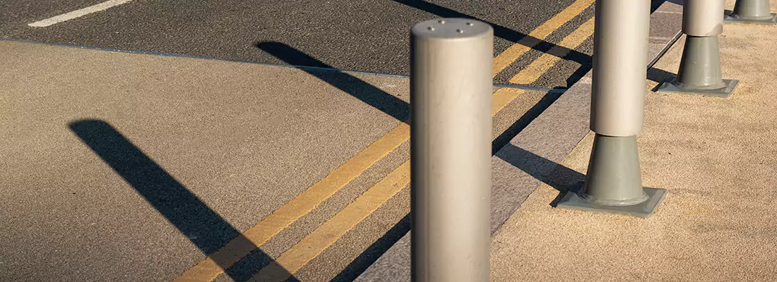 Custom Retractable Barrier Column Installations in Delta, BC
