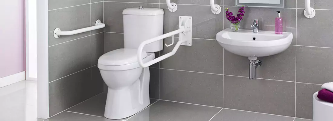 Modern Handicap Bathroom Solutions with Safety Features in Delta, BC