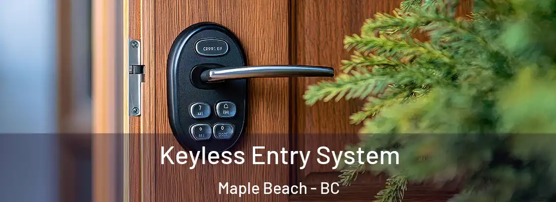  Keyless Entry System Maple Beach - BC