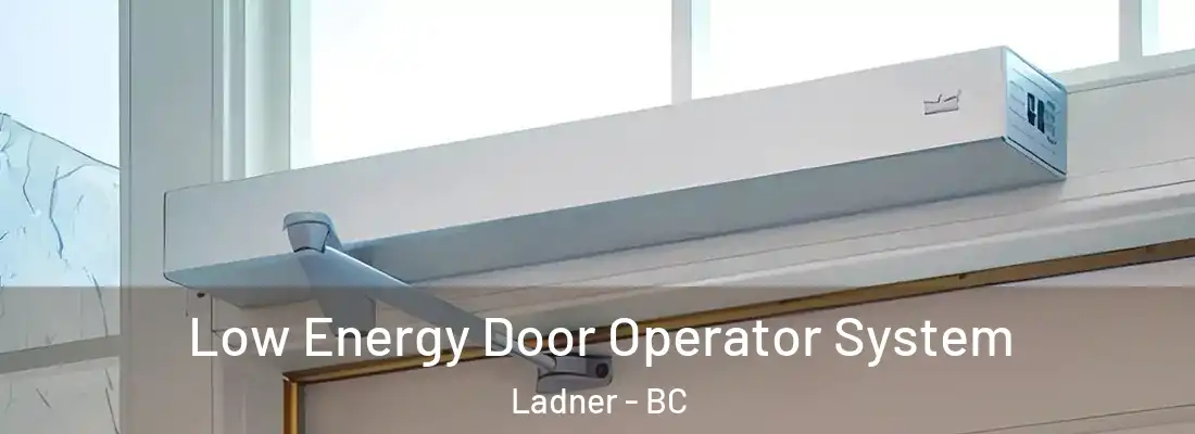  Low Energy Door Operator System Ladner - BC