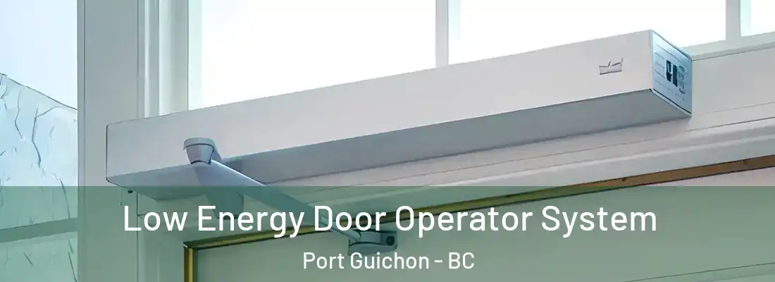  Low Energy Door Operator System Port Guichon - BC