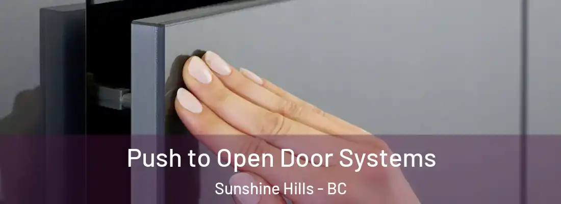  Push to Open Door Systems Sunshine Hills - BC
