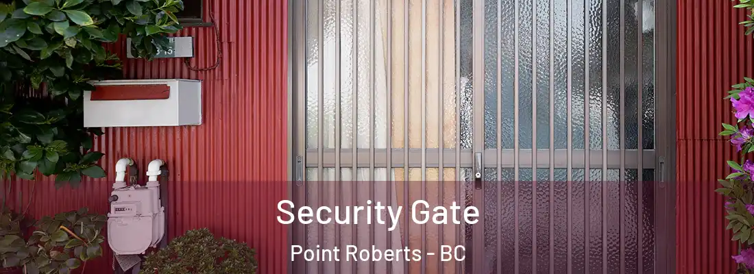  Security Gate Point Roberts - BC
